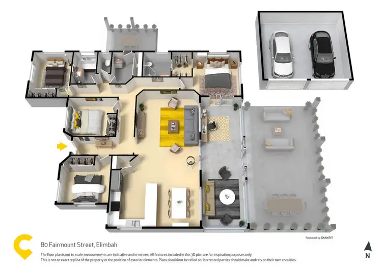 Floorplan of Homely house listing, 80 Fairmount Street, Elimbah QLD 4516