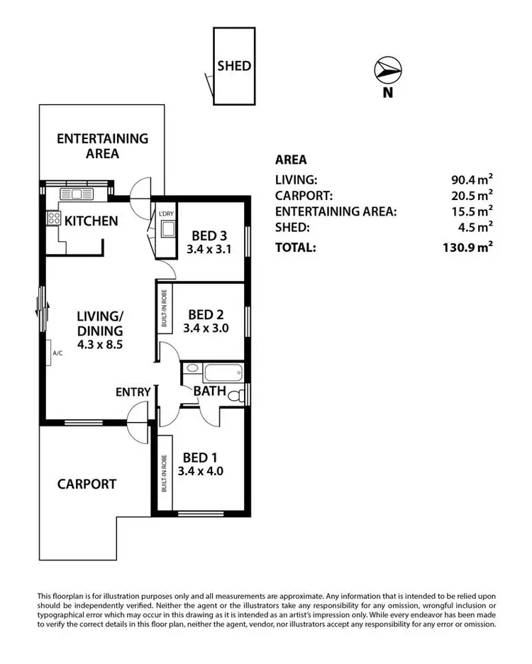 Floorplan of Homely house listing, 2/10 Donoghue Road, Mount Barker SA 5251