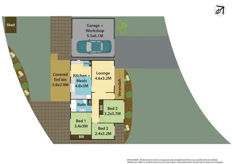 Floorplan of Homely house listing, 9 Trezise Place, Quakers Hill NSW 2763