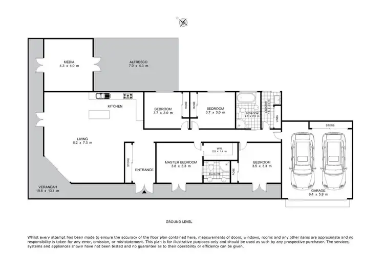 Floorplan of Homely house listing, 154 Carroll Road HODGSON VALE, Preston QLD 4352