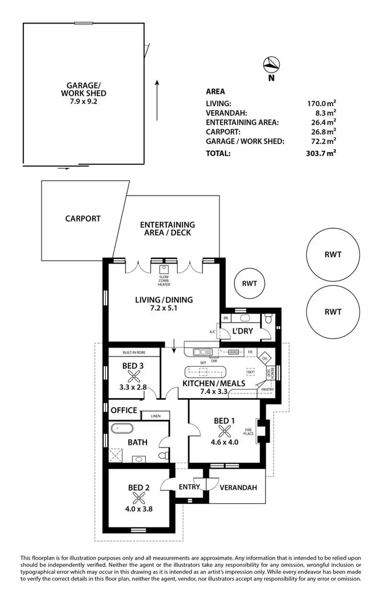 Floorplan of Homely house listing, 11 East Terrace, Strathalbyn SA 5255