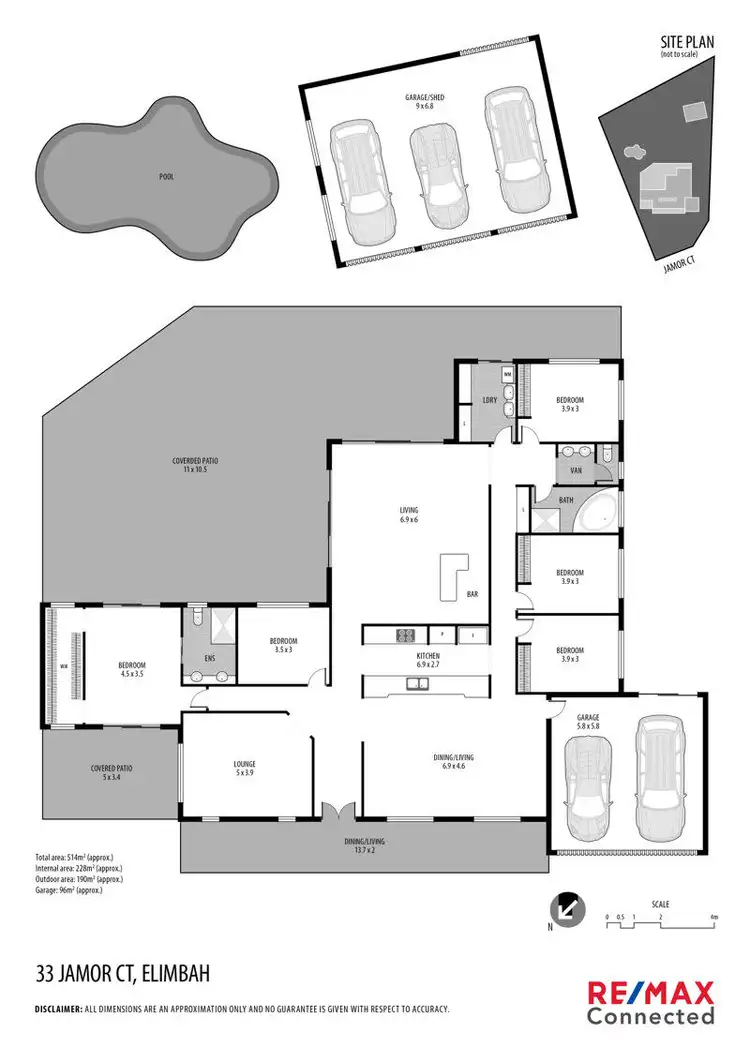 Floorplan of Homely rural property listing, 33 Jamor Court, Elimbah QLD 4516