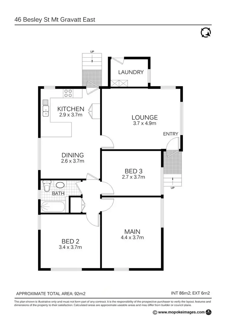 Floorplan of Homely house listing, 46 Besley Street, Mount Gravatt East QLD 4122