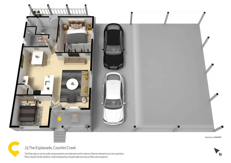 Floorplan of Homely house listing, 23 The Esplanade, Coochin Creek QLD 4519