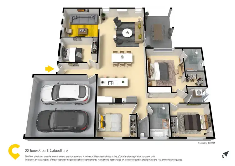 Floorplan of Homely house listing, 22 Jones Court, Caboolture QLD 4510