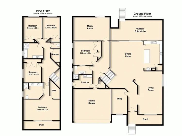 Floorplan of Homely house listing, 3 Spotted Gum Street, Heathwood QLD 4110