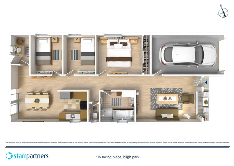 Floorplan of Homely house listing, 1/5 Ewing Place, Bligh Park NSW 2756