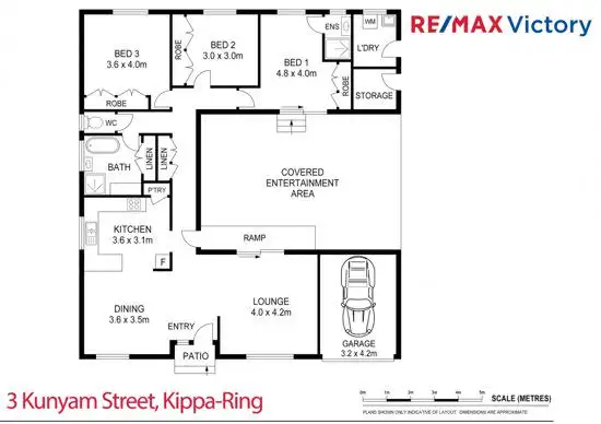 Floorplan of Homely house listing, 3 Kunyam Street, Kippa-ring QLD 4021