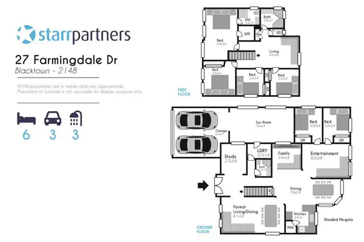Floorplan of Homely house listing, 27 Farmingdale Drive, Blacktown NSW 2148