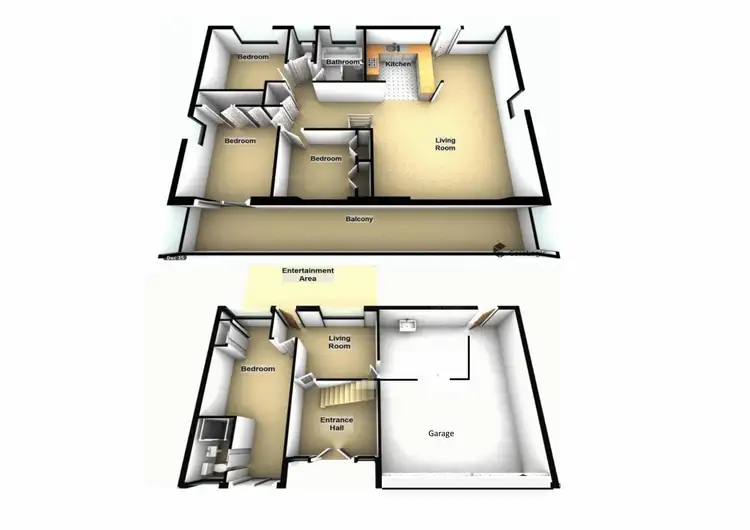 Floorplan of Homely house listing, 3 Merchant Court, Springwood QLD 4127