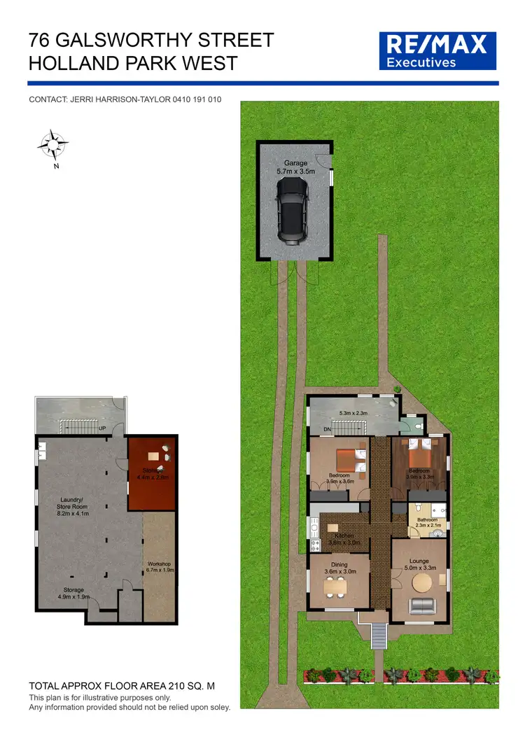 Floorplan of Homely house listing, 76 Galsworthy Street, Holland Park West QLD 4121