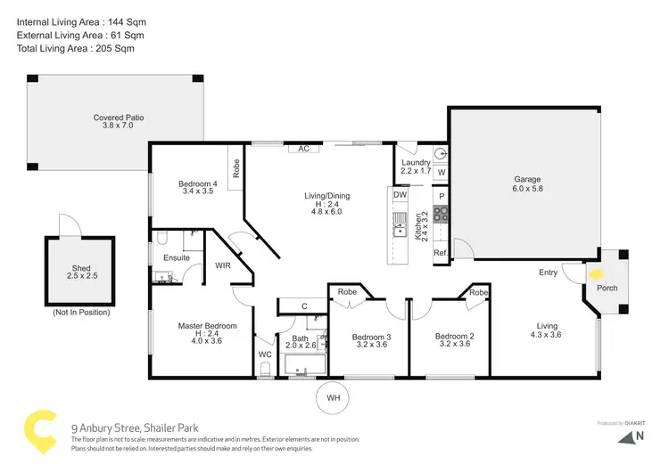 Floorplan of Homely house listing, 9 Anbury Street, Shailer Park QLD 4128
