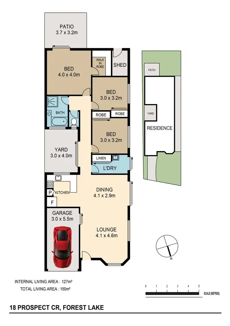 Floorplan of Homely house listing, 18 Prospect Cres, Forest Lake QLD 4078