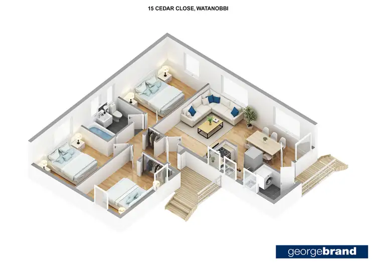 Floorplan of Homely house listing, 15 Cedar Close, Watanobbi NSW 2259