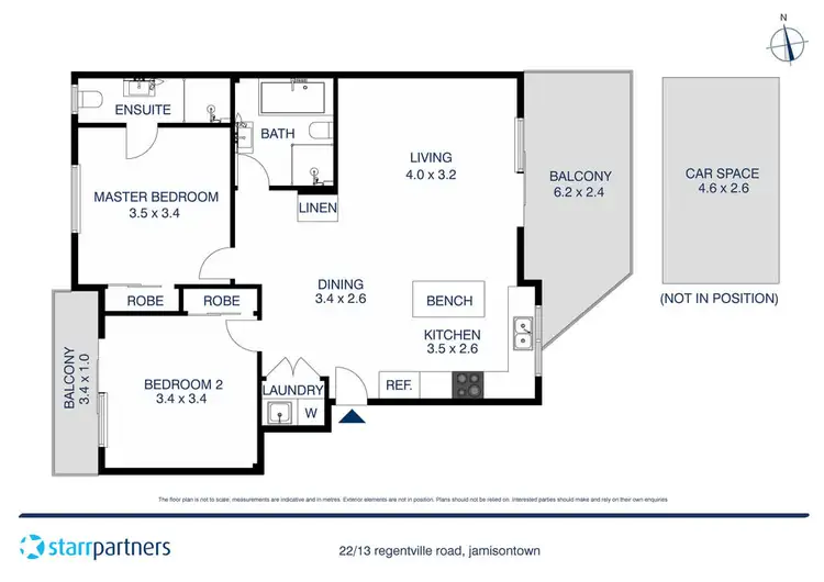Floorplan of Homely unit listing, 22/13 Regentville Road, Jamisontown NSW 2750