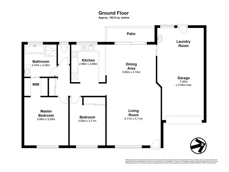 Floorplan of Homely villa listing, 41/18 Spano Street, Zillmere QLD 4034
