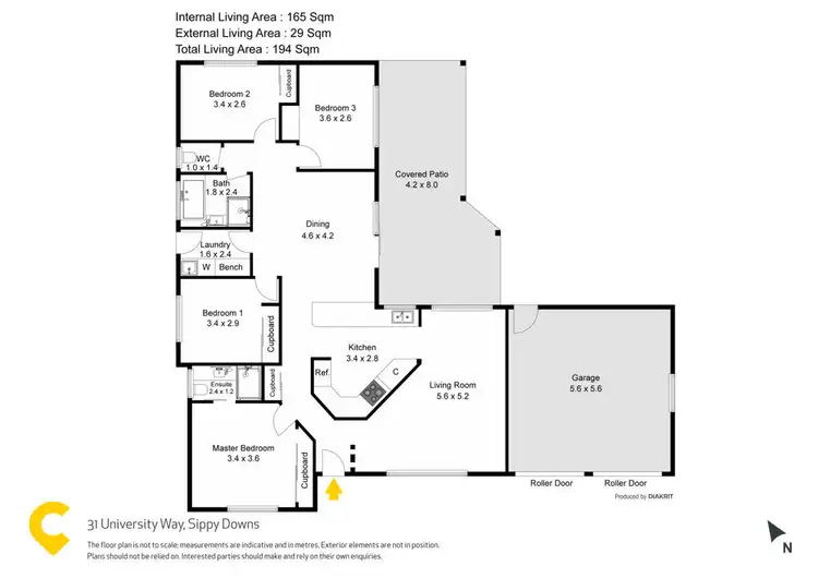 Floorplan of Homely house listing, 31 University Way, Sippy Downs QLD 4556
