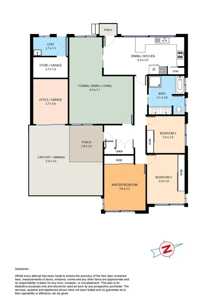 Floorplan of Homely house listing, 1 Kilian Street, Winston Hills NSW 2153