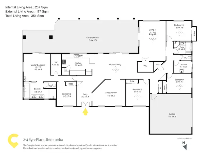 Floorplan of Homely house listing, 2-4 Eyre Place, Jimboomba QLD 4280