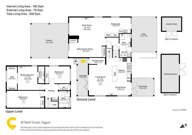 Floorplan of Homely house listing, 18 Tahiti Street, Taigum QLD 4018