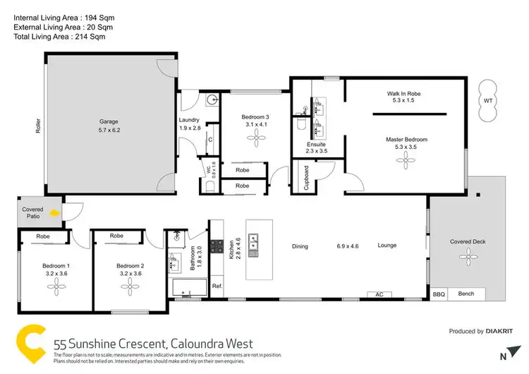 Floorplan of Homely house listing, 55 Sunshine Crescent, Caloundra West QLD 4551
