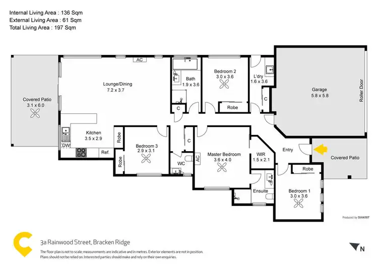 Floorplan of Homely house listing, 3A Rainwood Street, Bracken Ridge QLD 4017