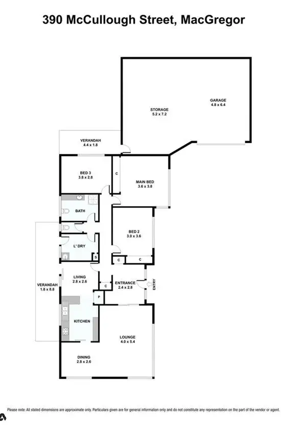 Floorplan of Homely house listing, 390 McCullough Street, Macgregor QLD 4109