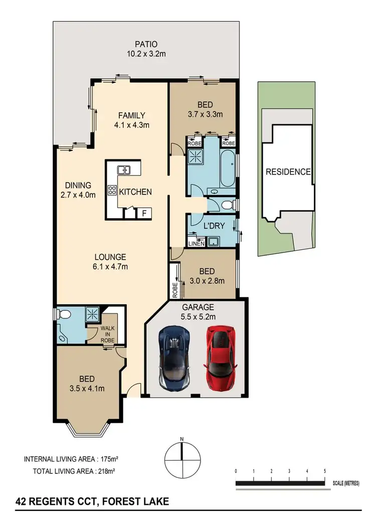 Floorplan of Homely house listing, 42 Regents Cct, Forest Lake QLD 4078
