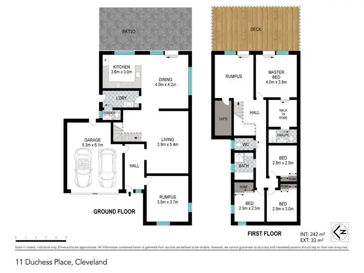 Floorplan of Homely house listing, 11 Duchess Place, Cleveland QLD 4163