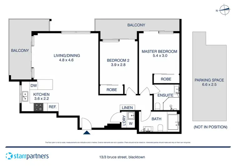 Floorplan of Homely unit listing, 13/3 Bruce Street, Blacktown NSW 2148