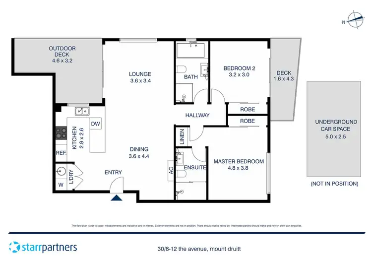 Floorplan of Homely unit listing, 30/6-12 The Avenue, Mount Druitt NSW 2770
