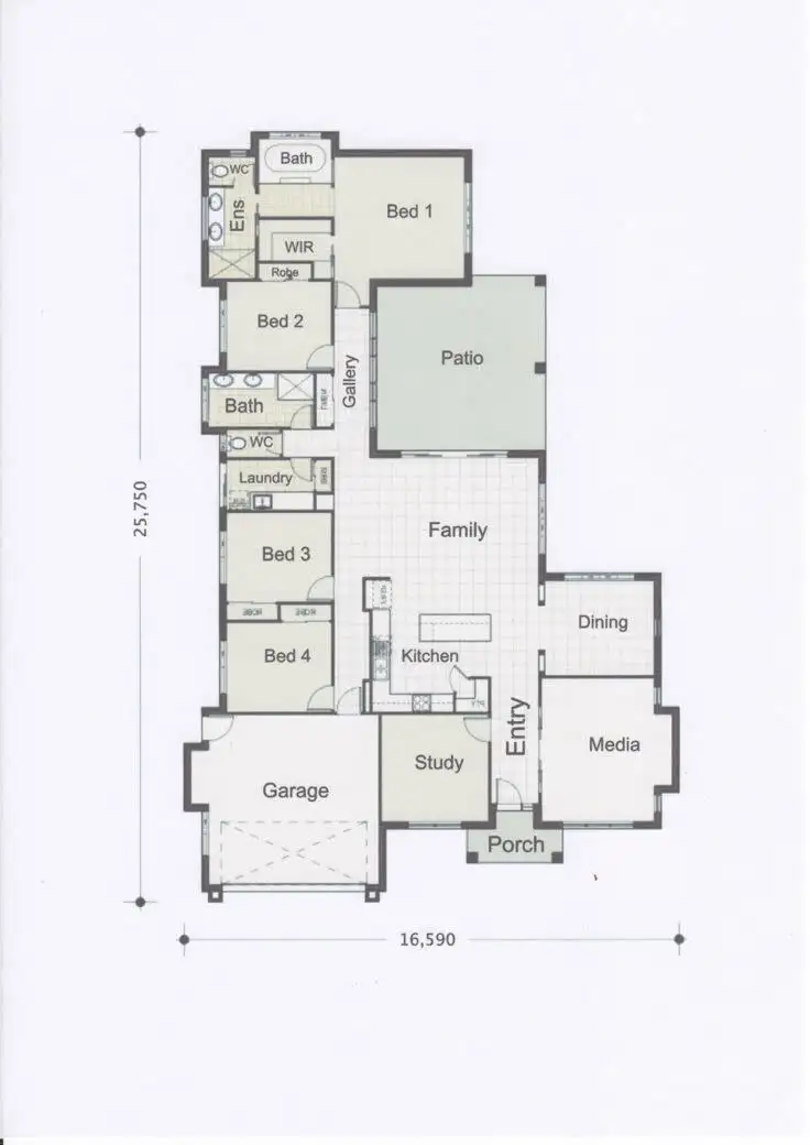 Floorplan of Homely house listing, 8 Lucas Drive, Burrum Heads QLD 4659