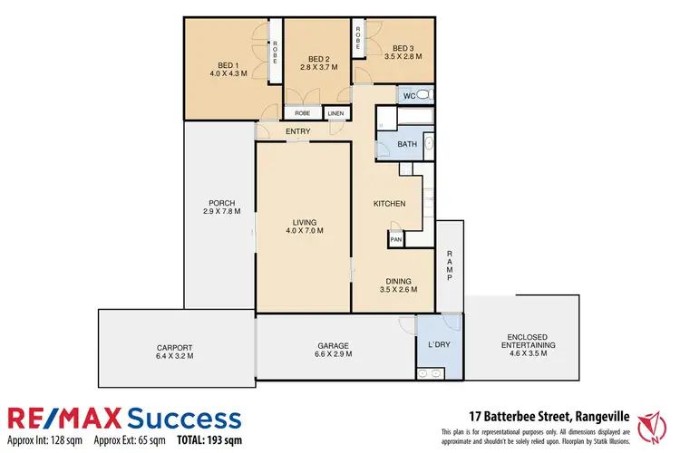 Floorplan of Homely house listing, 17 Batterbee Street, Rangeville QLD 4350