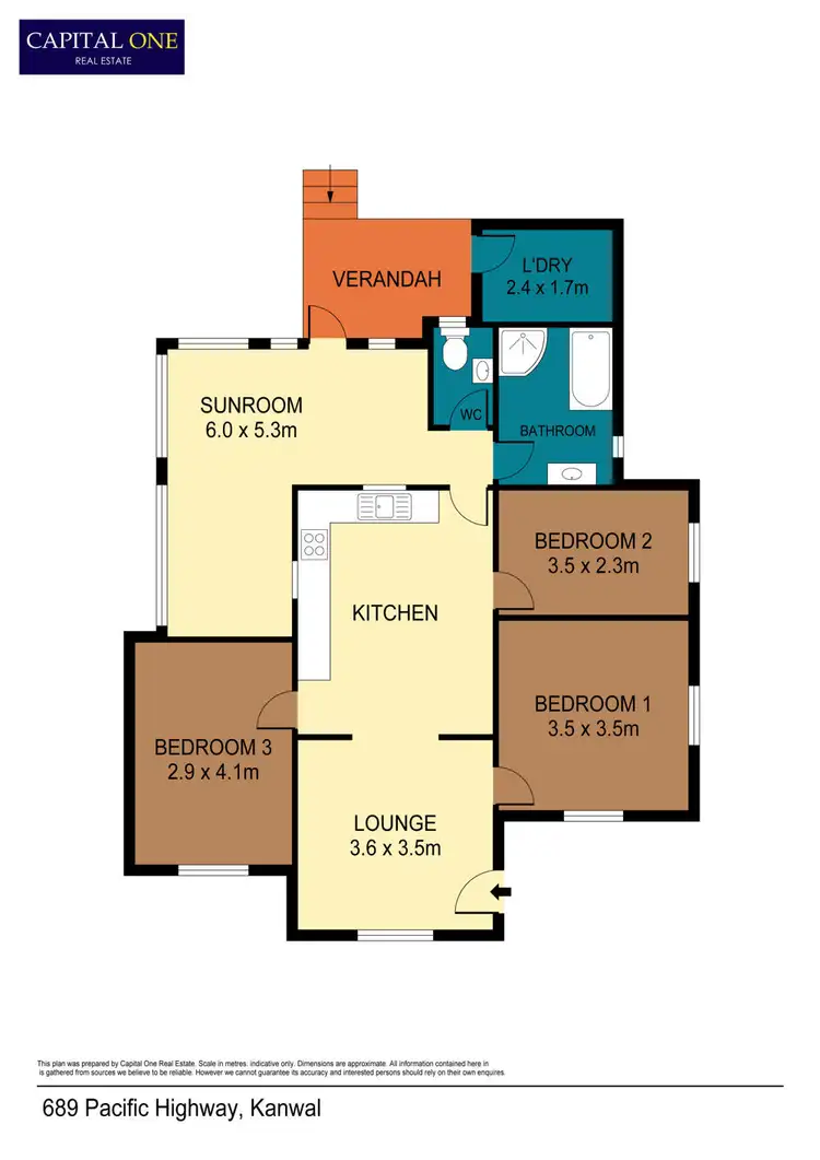 Floorplan of Homely house listing, 689 Pacific Highway, Kanwal NSW 2259
