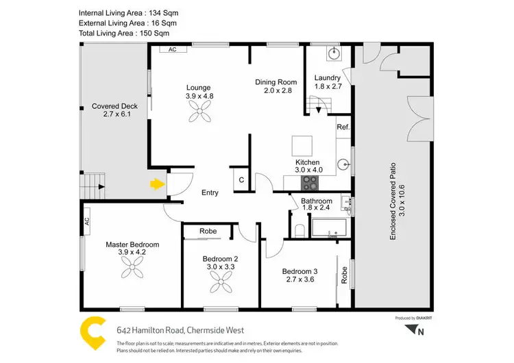 Floorplan of Homely house listing, 642 Hamilton Road, Chermside West QLD 4032
