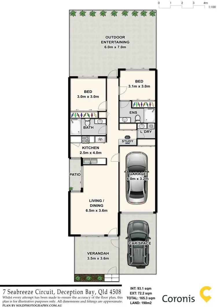 Floorplan of Homely house listing, 7 Seabreeze Circuit, Deception Bay QLD 4508