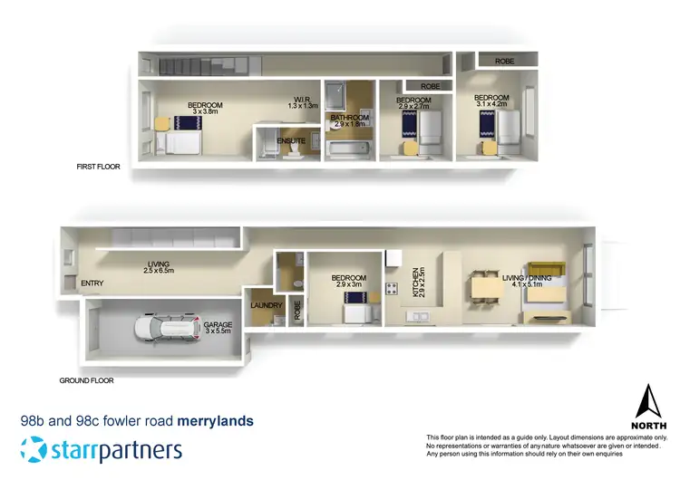 Floorplan of Homely house listing, 98B & 98C Fowler Road, Merrylands NSW 2160