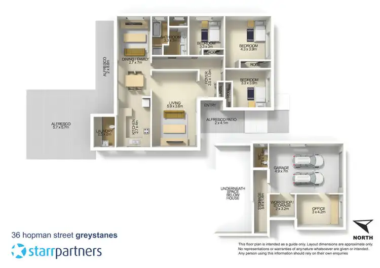 Floorplan of Homely house listing, 36 Hopman St, Greystanes NSW 2145