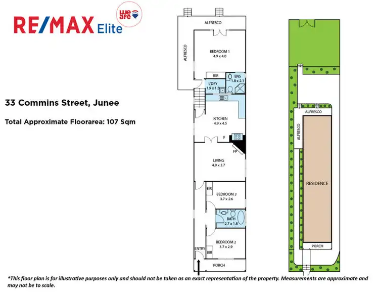 Floorplan of Homely house listing, 33 Commins Street, Junee NSW 2663