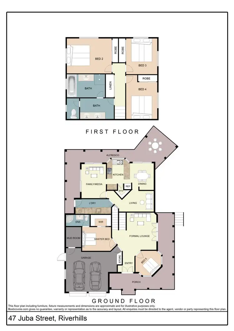 Floorplan of Homely house listing, 47 Juba St, Riverhills QLD 4074