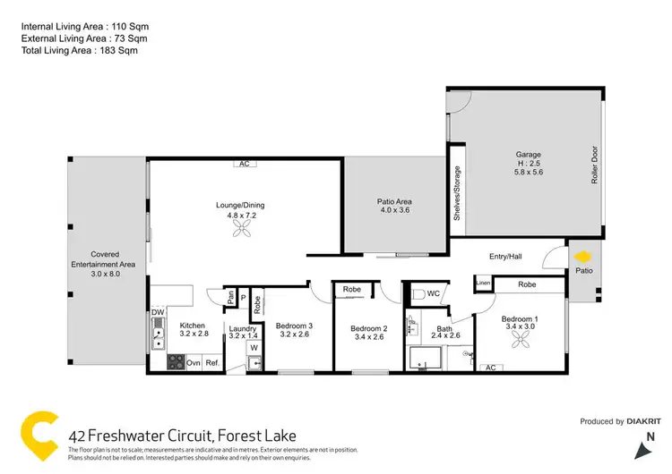 Floorplan of Homely house listing, 42 Freshwater Circuit, Forest Lake QLD 4078