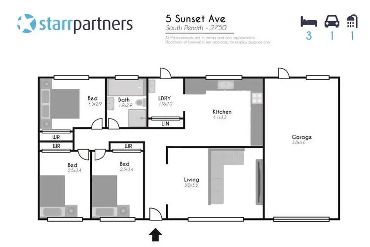 Floorplan of Homely house listing, 5 Sunset Avenue, South Penrith NSW 2750