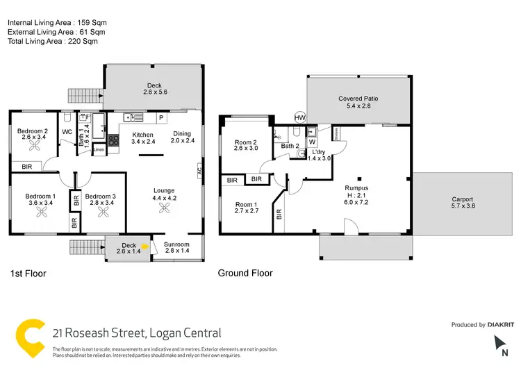Floorplan of Homely house listing, 21 Roseash Street, Logan Central QLD 4114