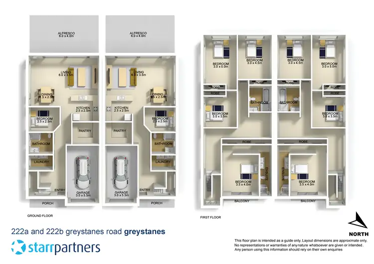 Floorplan of Homely house listing, 222A & 222B Greystanes Road, Greystanes NSW 2145