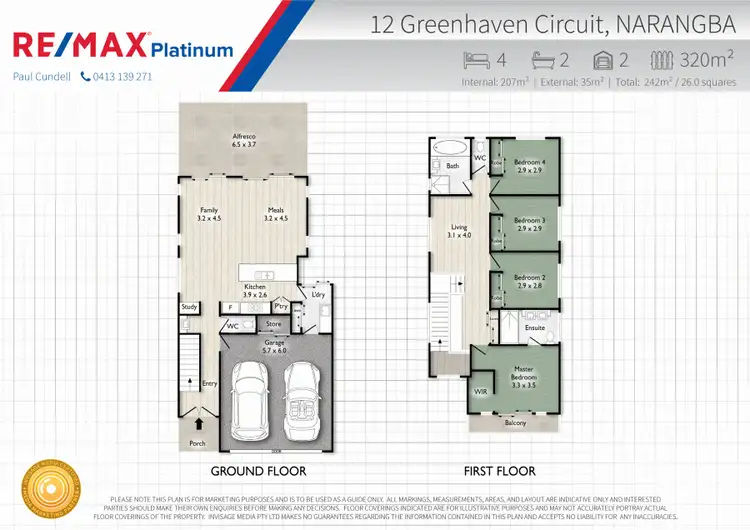 Floorplan of Homely house listing, 12 Greenhaven Circuit, Narangba QLD 4504