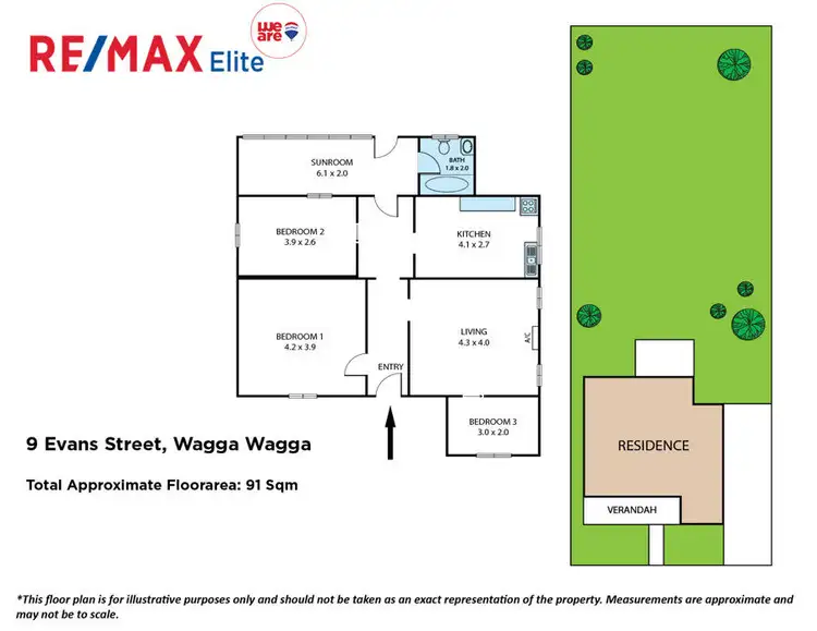 Floorplan of Homely house listing, 9 Evans Street, Wagga Wagga NSW 2650