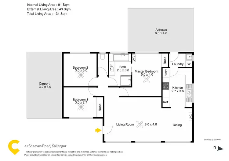 Floorplan of Homely house listing, 41 Sheaves Road, Kallangur QLD 4503