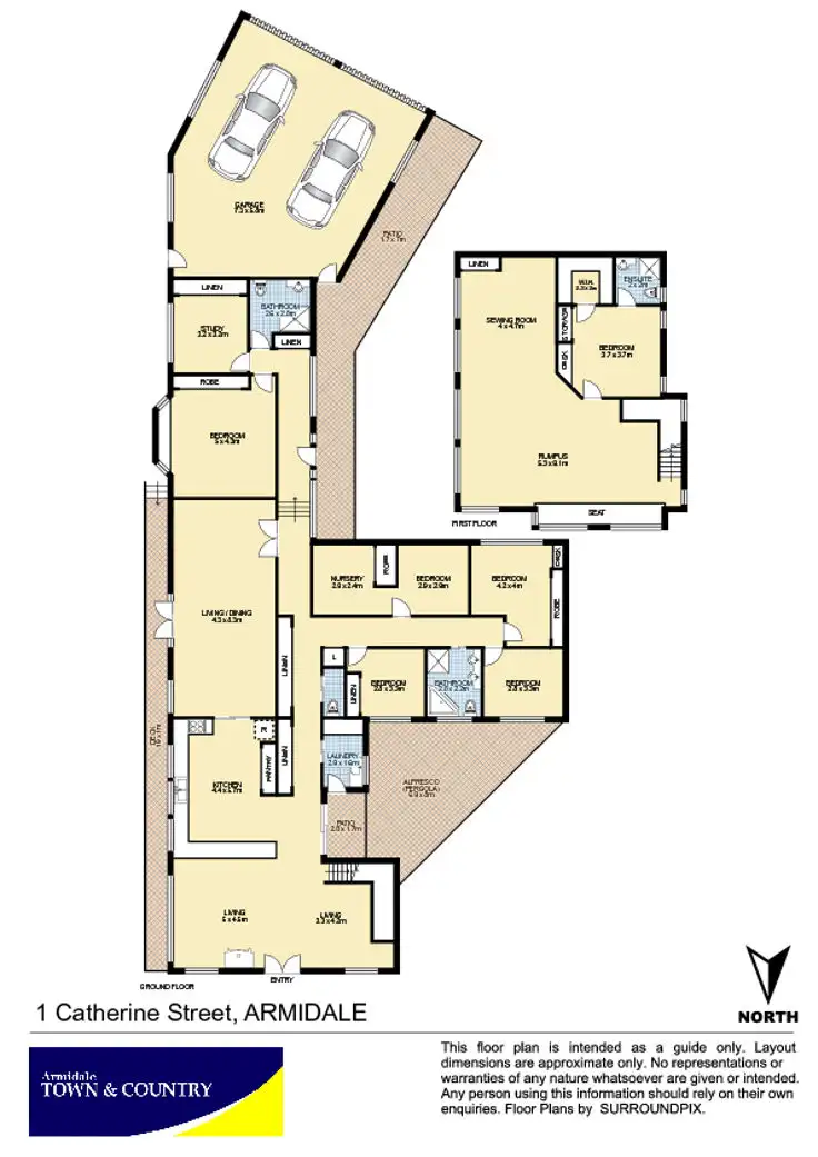 Floorplan of Homely house listing, 1 Catherine Street, Armidale NSW 2350