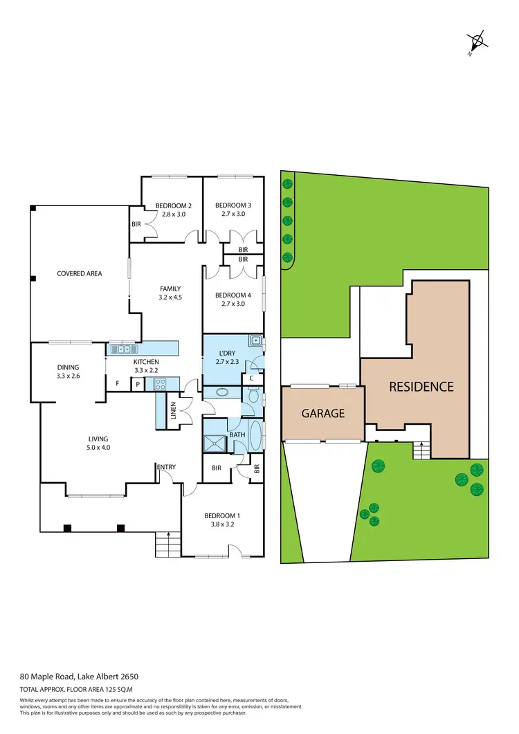 Floorplan of Homely house listing, 80 Maple Road, Lake Albert NSW 2650