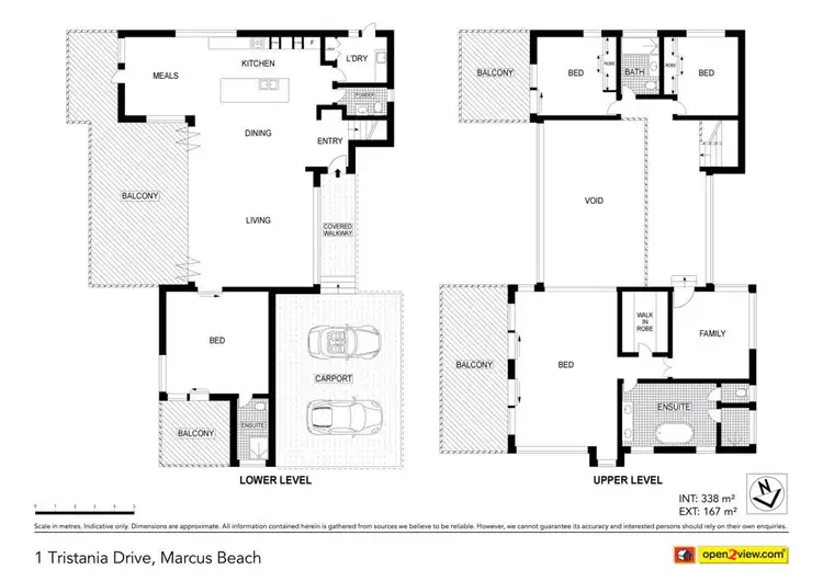 Floorplan of Homely house listing, 1 Tristania Drive, Marcus Beach QLD 4573